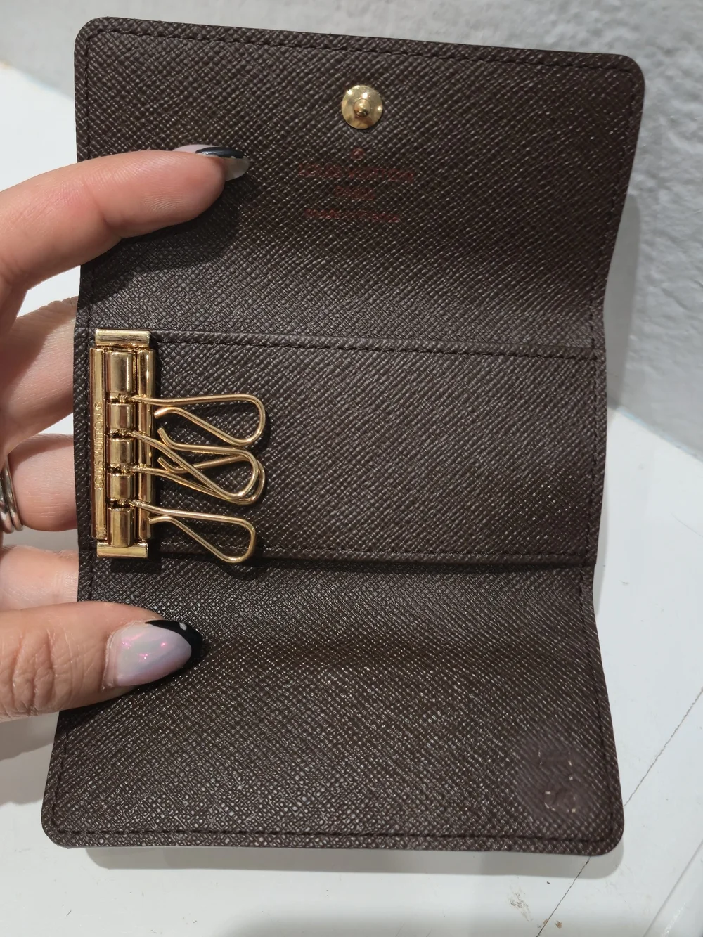 Louis Vuitton Damier Ebene Key Holder